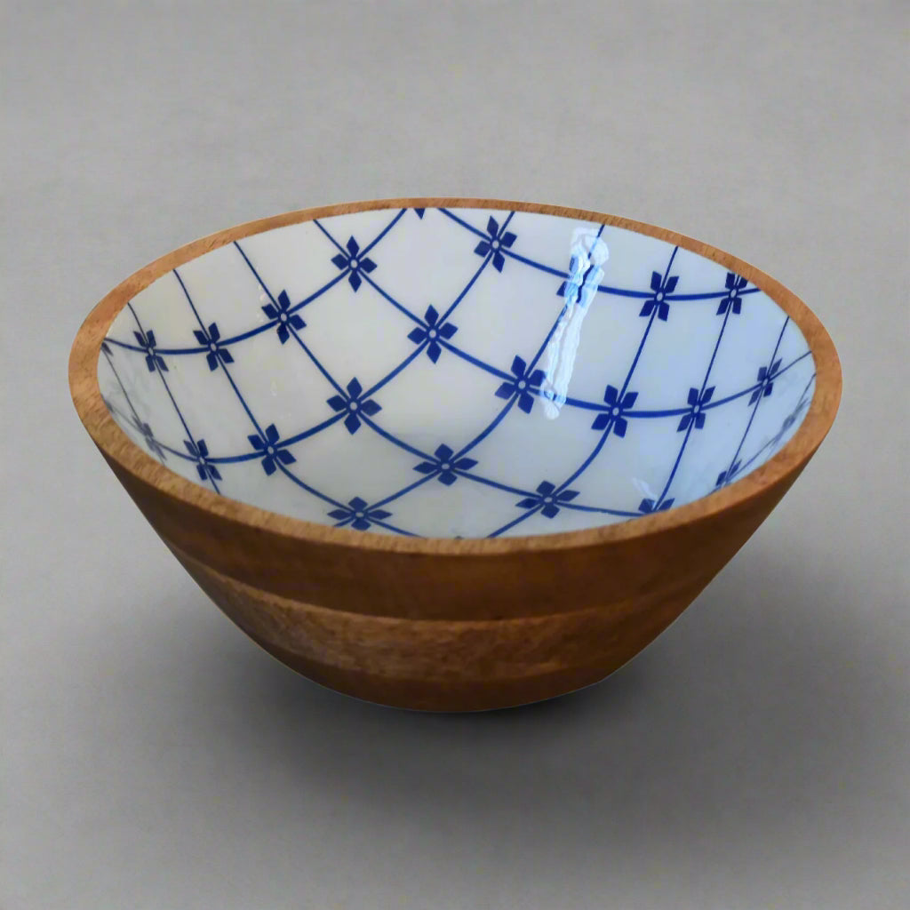 Lot de 2 Bols en Porcelaine Bleu et Blanc – Motifs Traditionnels Élégants