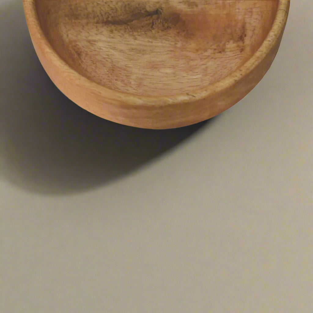 Lot de 3 Coupes à Fruits en Bois Massif – Élégance Naturelle et Durable