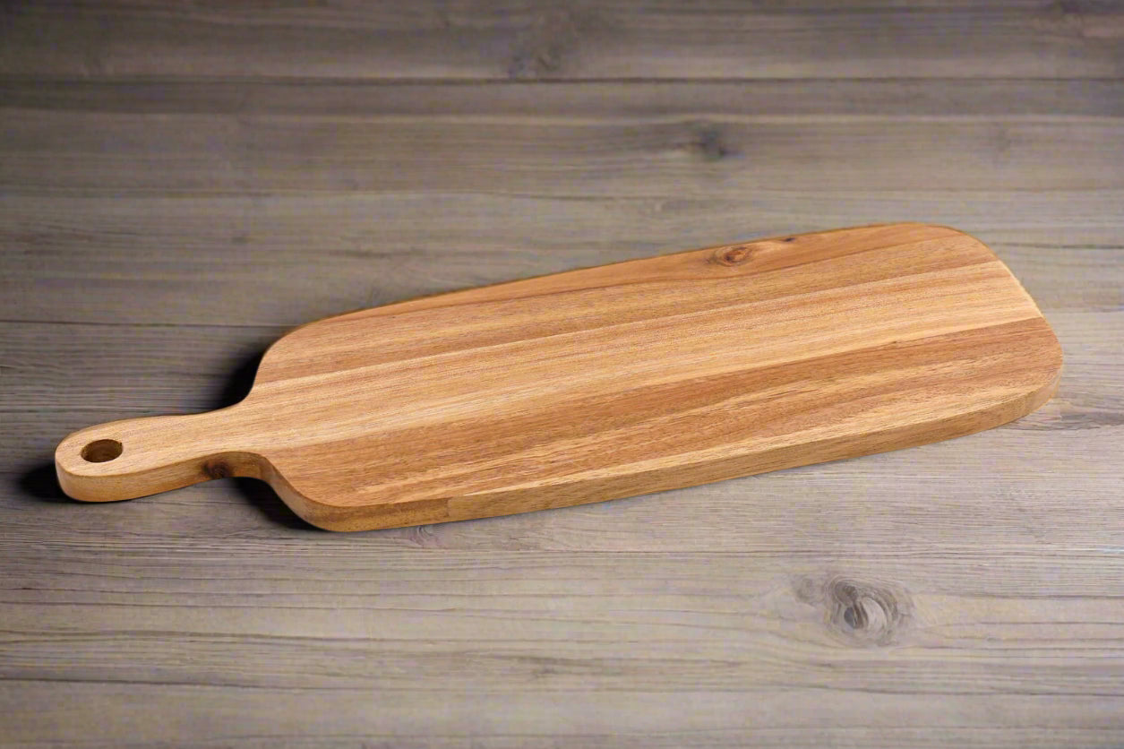 Planche de Service en Bois d’Acacia 45x14 cm – Élégance Naturelle pour Vos Présentations