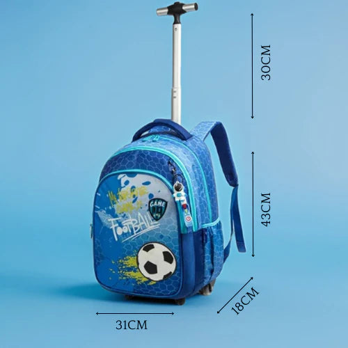 Cartable à roulettes garçon – MinotLand